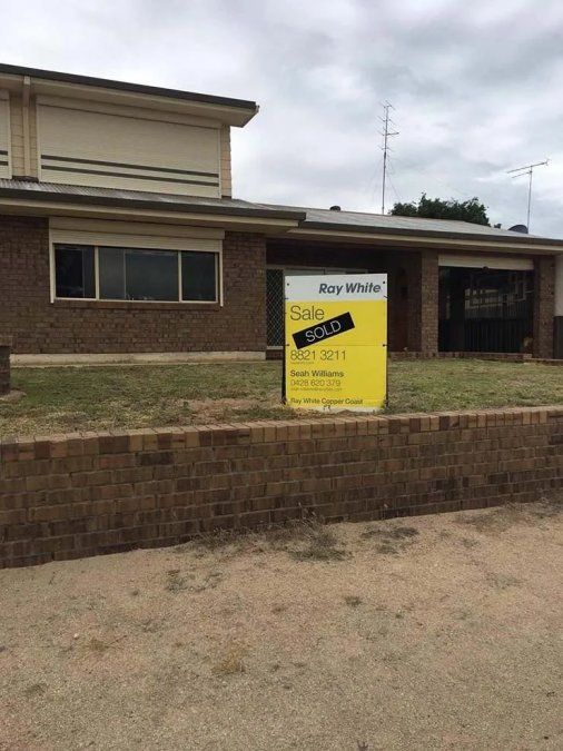 La casa en venta, donde ocurrió el fenómeno paranormal. 