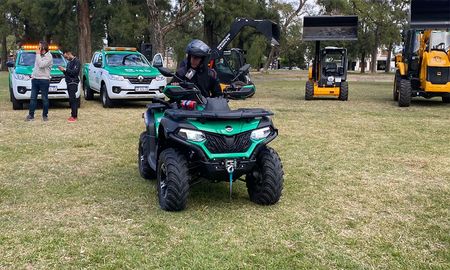 Los nuevos cuatriciclos se suman a las camionetas de la GSI. Los nuevos cuatriciclos se suman a las camionetas de la GSI.
