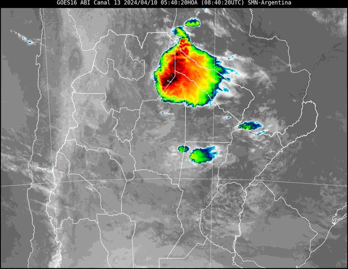 Imagen satelital del norte de la provincia de Santa Fe Imagen satelital del norte de la provincia de Santa Fe
