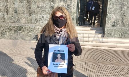 Nora Martínez, mamá de Carla Rivas, manifestó que está conforme con la sentencia impuesta este martes a Juan Bovino. Nora Martínez, mamá de Carla Rivas, manifestó que está conforme con la sentencia impuesta este martes a Juan Bovino.