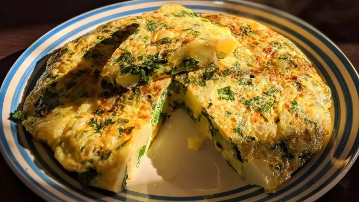 Tortilla de espinaca: la receta fácil y económica para hacer un plato saludable Tortilla de espinaca: la receta fácil y económica para hacer un plato saludable