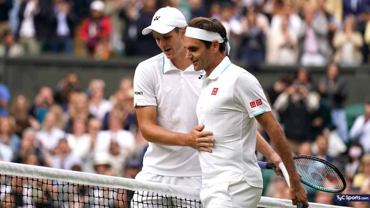 Roger Federer cayó ante Hubert Hurkacz y quedó eliminado de Wimbledon.