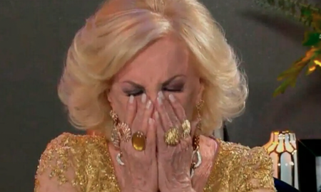 Mirtha Legrand no pudo ocultar sus sentimientos. Mirtha Legrand no pudo ocultar sus sentimientos.
