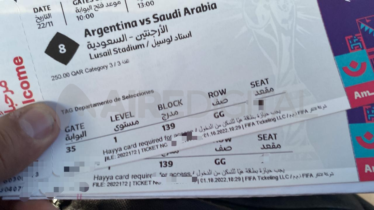 Las entradas para los octavos de final en el Mundial Qatar 2022