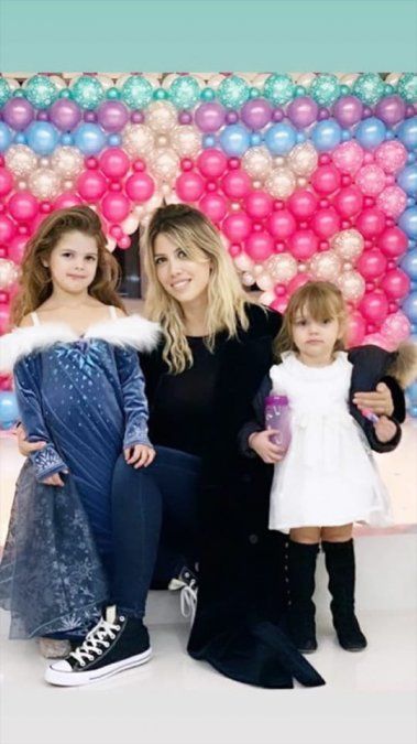 Francesca Icardi cumplió 3 años y Wanda Nara se lo festejó a lo grande
