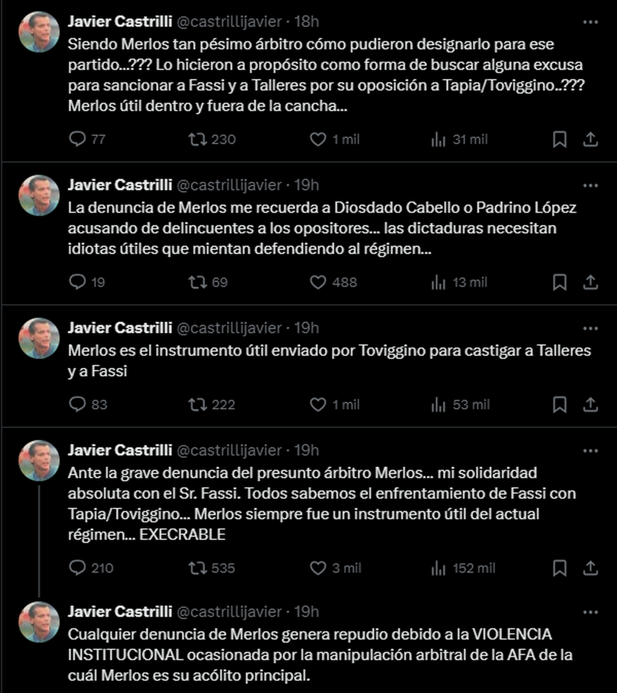Boca vs Talleres: Javier Castrilli destrozó a Andrés Merlos y bancó a Andrés Fassi. Boca vs Talleres: Javier Castrilli destrozó a Andrés Merlos y bancó a Andrés Fassi.