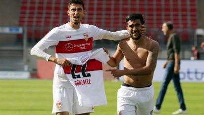 Con Nicolás González como goleador, el Stuttgart alemán volvió a la Bundesliga