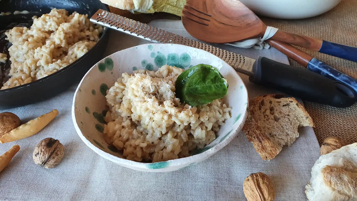 Cómo hacer risotto: la receta saludable con arroz integral