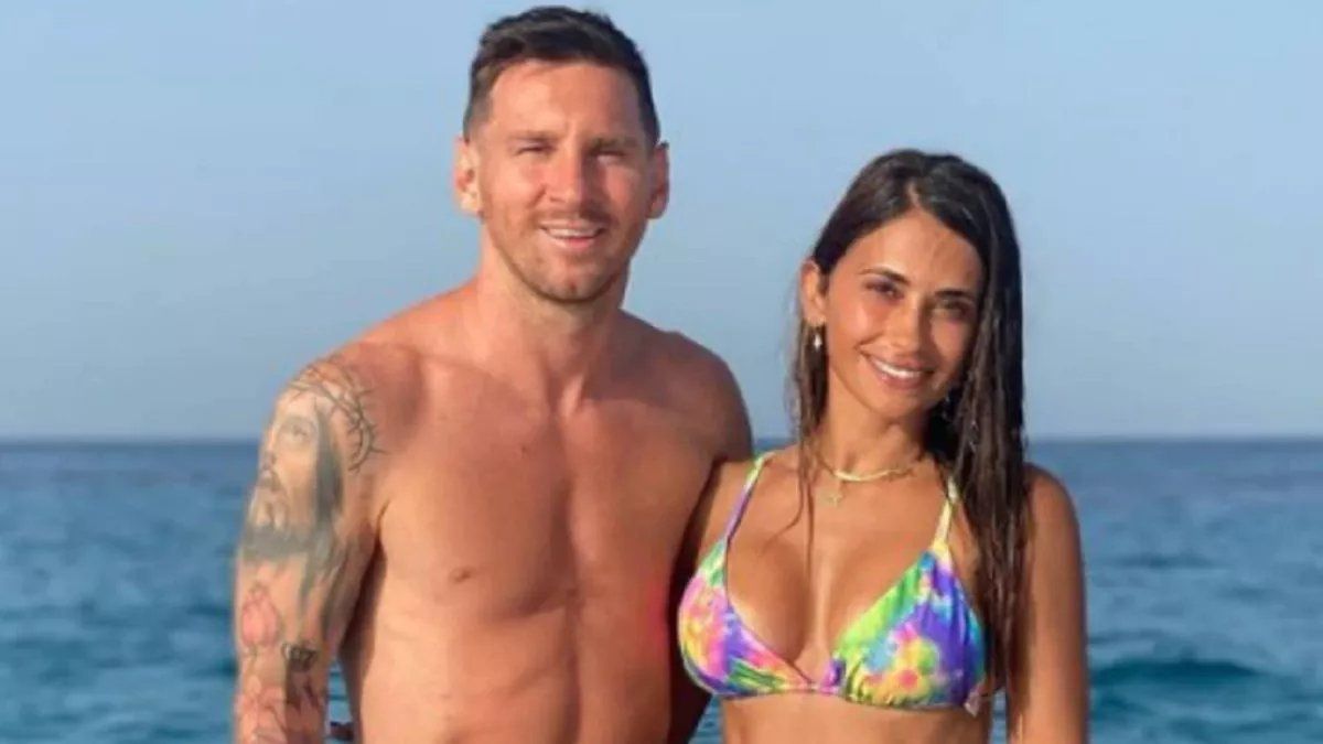 Las relajadas fotos familiares de Lionel Messi y Antonela Roccuzzo en la pileta: Verano rosarino