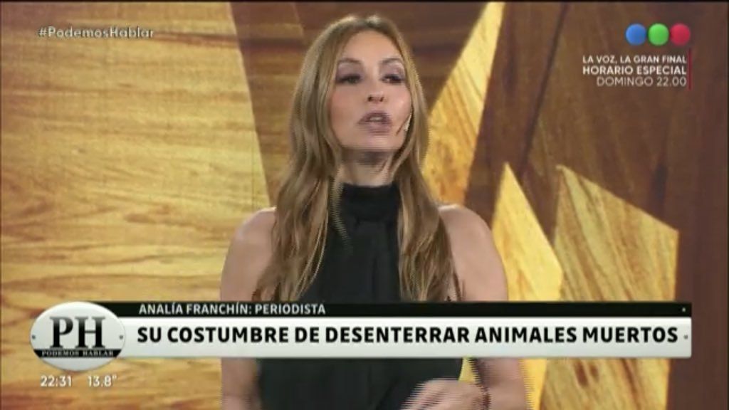 Analía Franchín habló sobre su perro en PH, Podemos Hablar.