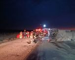 El choque ocurrió el jueves en la Ruta Provincial 4 de Córdoba. El choque ocurrió el jueves en la Ruta Provincial 4 de Córdoba.