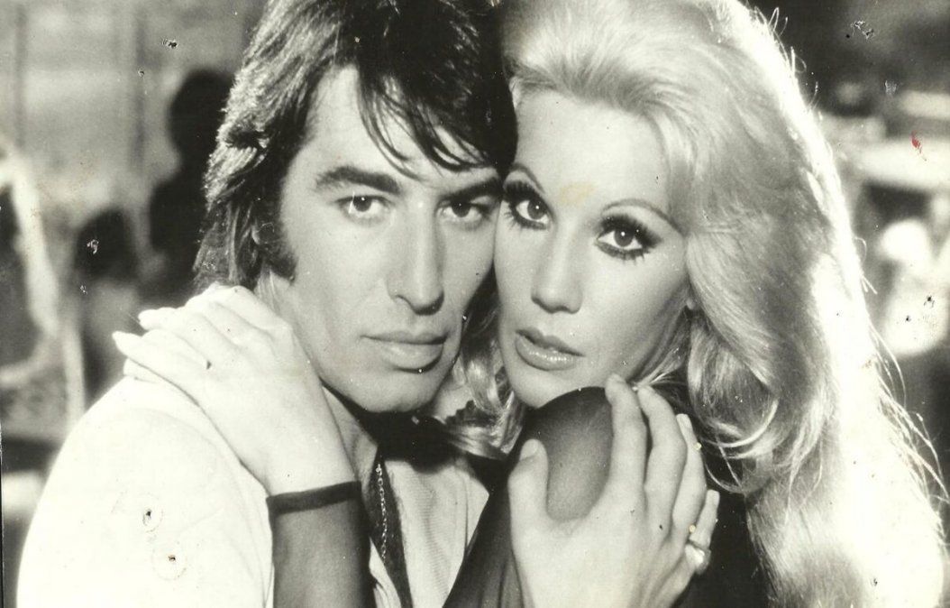 Sandro junto a Susana Giménez.