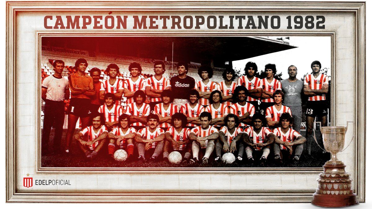 Estudiantes se consagró campeón del Metropolitano 1982 y Nacional 1983