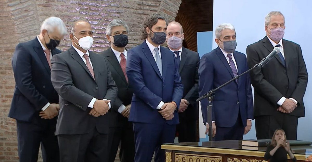 Este lunes por la tarde, en el Museo del Bicentenario de la Casa Rosada, el presidente puso en funciones a los nuevos integrantes del gabinete.