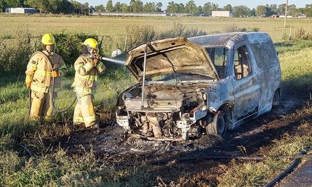 El incidente tuvo lugar sobre la ruta N°19 a la altura de Colonia San José. El incidente tuvo lugar sobre la ruta N°19 a la altura de Colonia San José.