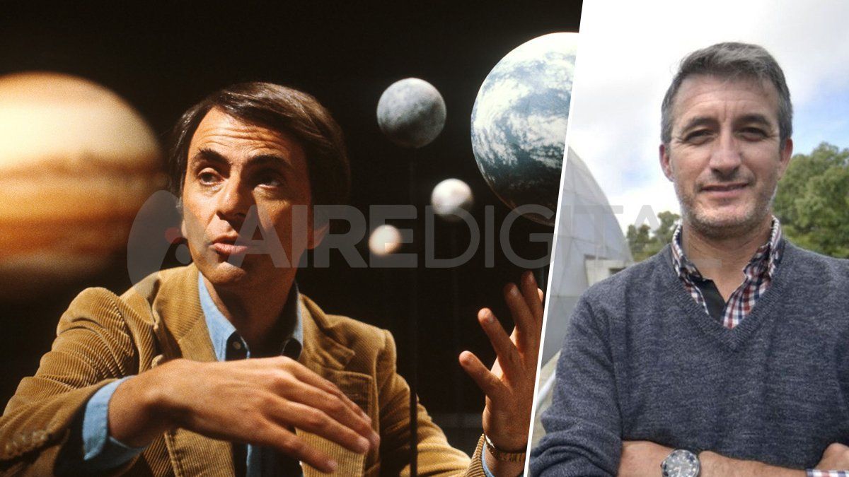 El astrónomo Diego Bagú