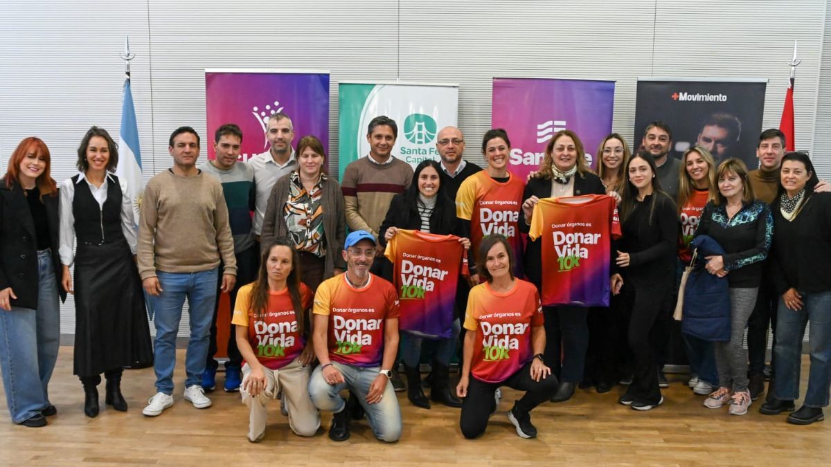 El próximo domingo 8 de junio se realizará la maratón por la donación de órganos en Santa Fe.