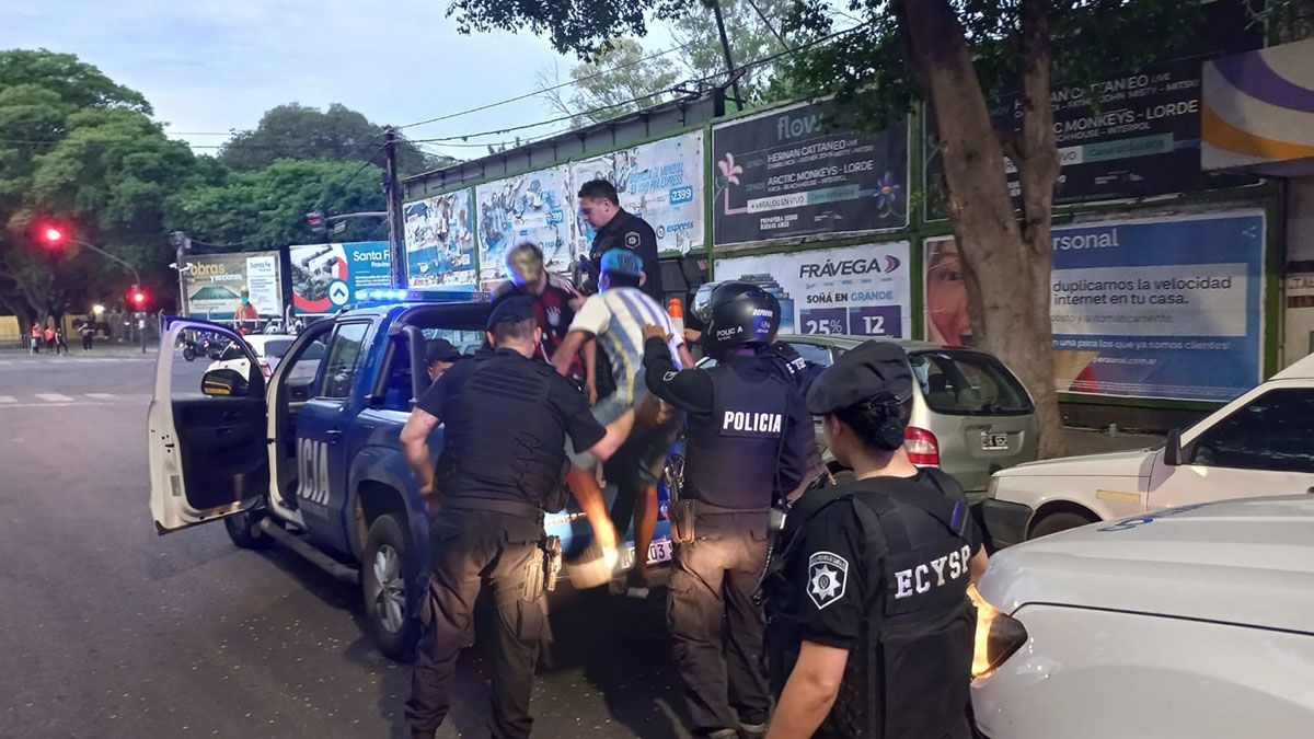 El ministro de Seguridad de la provincia Rubén Rimoldi