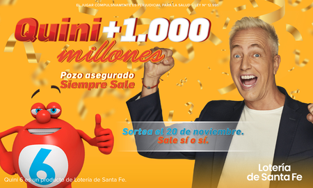 Quini 6: este domingo se sortean más de $2500 millones Quini 6: este domingo se sortean más de $2500 millones