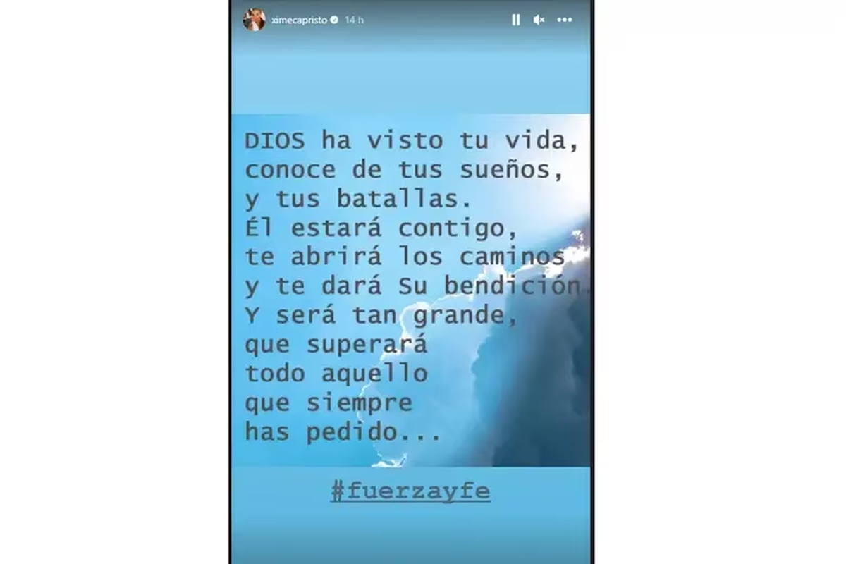 Marixa Balli compartió una oración por la salud de Silvina Luna.