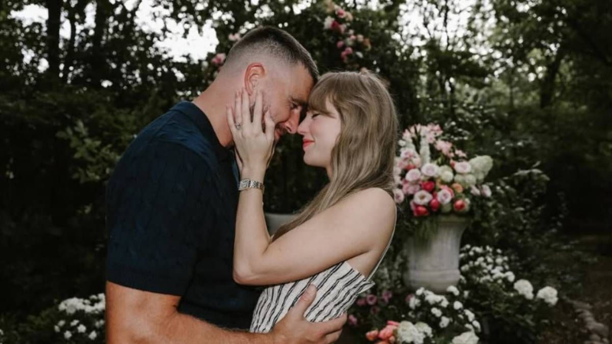 Travis Kelce y Taylor Swift anunciaron su compromiso. 