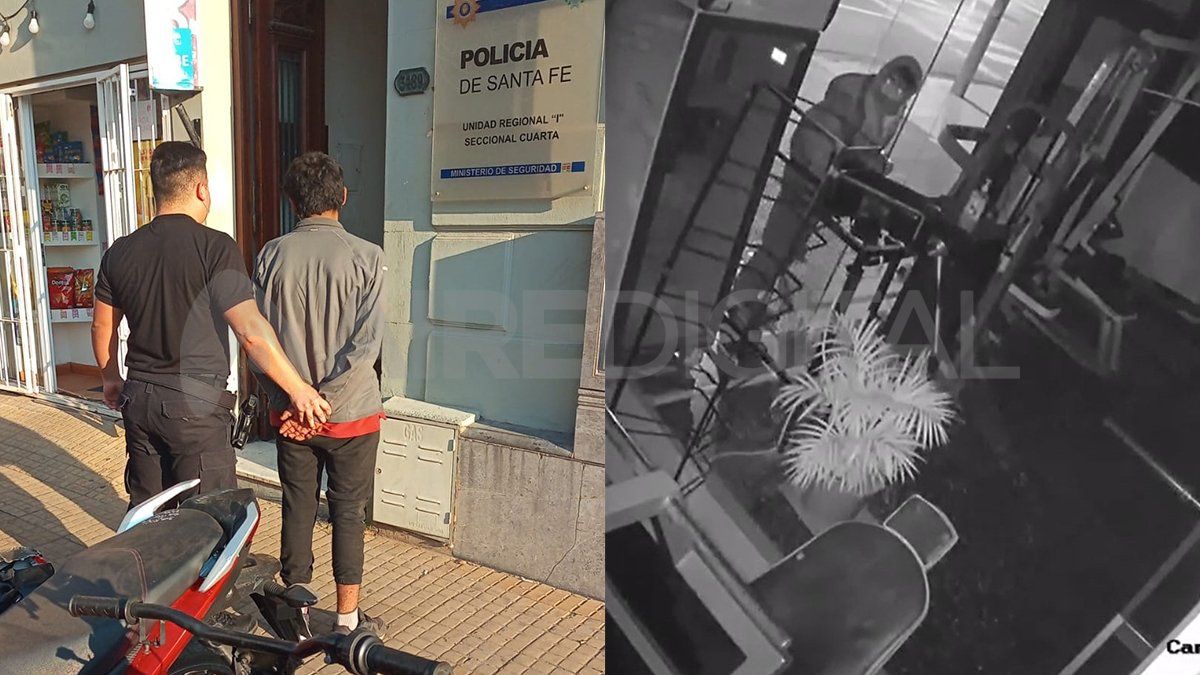 El joven de 18 años es el presunto autor del robo al gimnasio Muscle Gym.&nbsp;