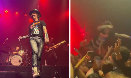 Maxi Trusso se lanzó al público en pleno show pero nadie lo agarró y se dio un golpazo: los videos Maxi Trusso se lanzó al público en pleno show pero nadie lo agarró y se dio un golpazo: los videos