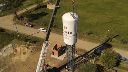 Empalme San Carlos: Provincia avanza con obras para la provisión de agua potable