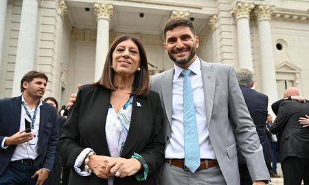 Clara García junto al gobernador Maximiliano Pullaro. Foto ilustrativa Clara García junto al gobernador Maximiliano Pullaro. Foto ilustrativa
