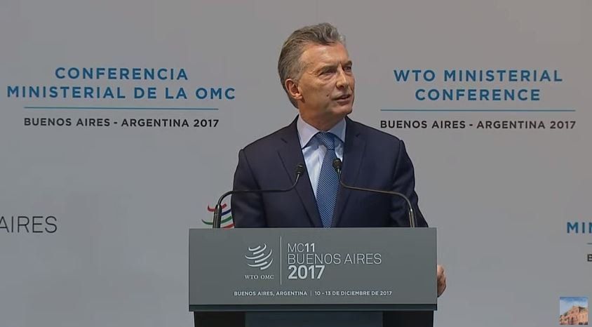 Macri inauguró la cumbre de la OMC en medio del conflicto con Noruega
