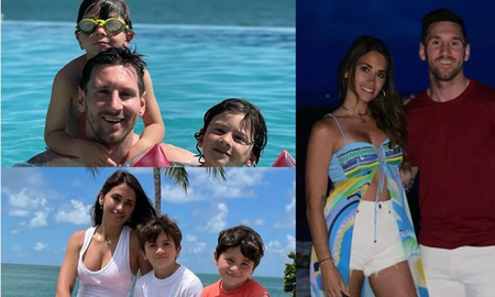 Antonela Roccuzzo disfruta de París con sus tres hijos. Antonela Roccuzzo disfruta de París con sus tres hijos.