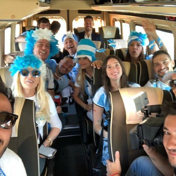 Famosos en Rusia: galería de celebridades en el Mundial 2018