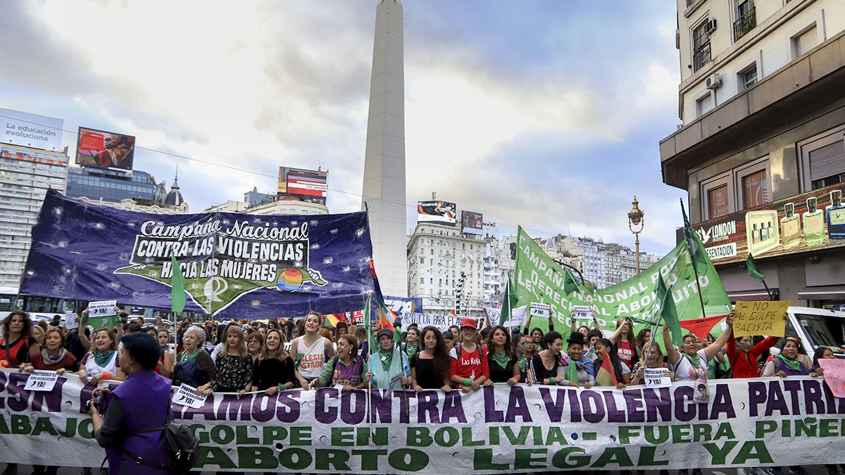Masivas marchas en todo el país por el Día Internacional de la No