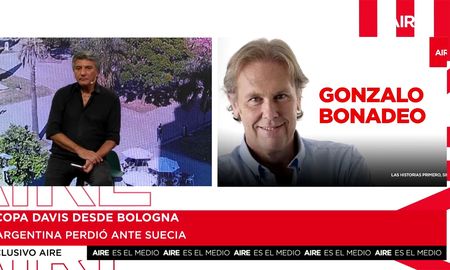 Bonadeo analizó en AIRE el arranque argentino en la Copa Davis 2022. Bonadeo analizó en AIRE el arranque argentino en la Copa Davis 2022.
