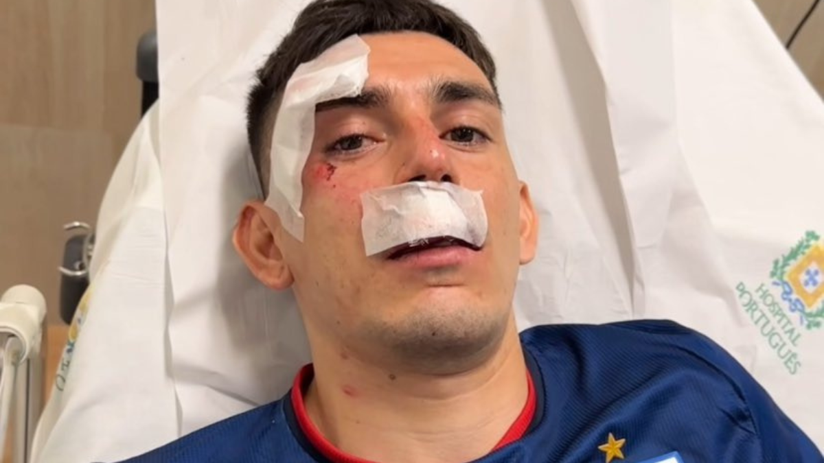 Gonzalo Escobar fue herido por hinchas de un equipo rival. Gonzalo Escobar fue herido por hinchas de un equipo rival.
