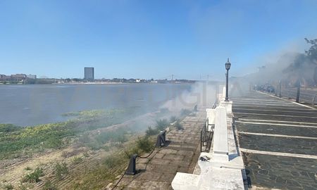 Incendio en la Costanera Oeste Incendio en la Costanera Oeste