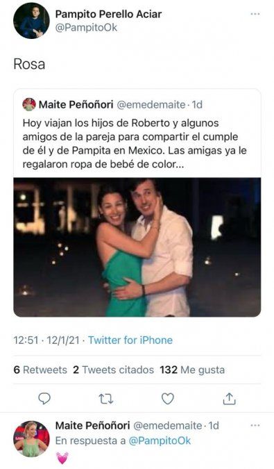 Pampita ya sabe el sexo de su bebé.