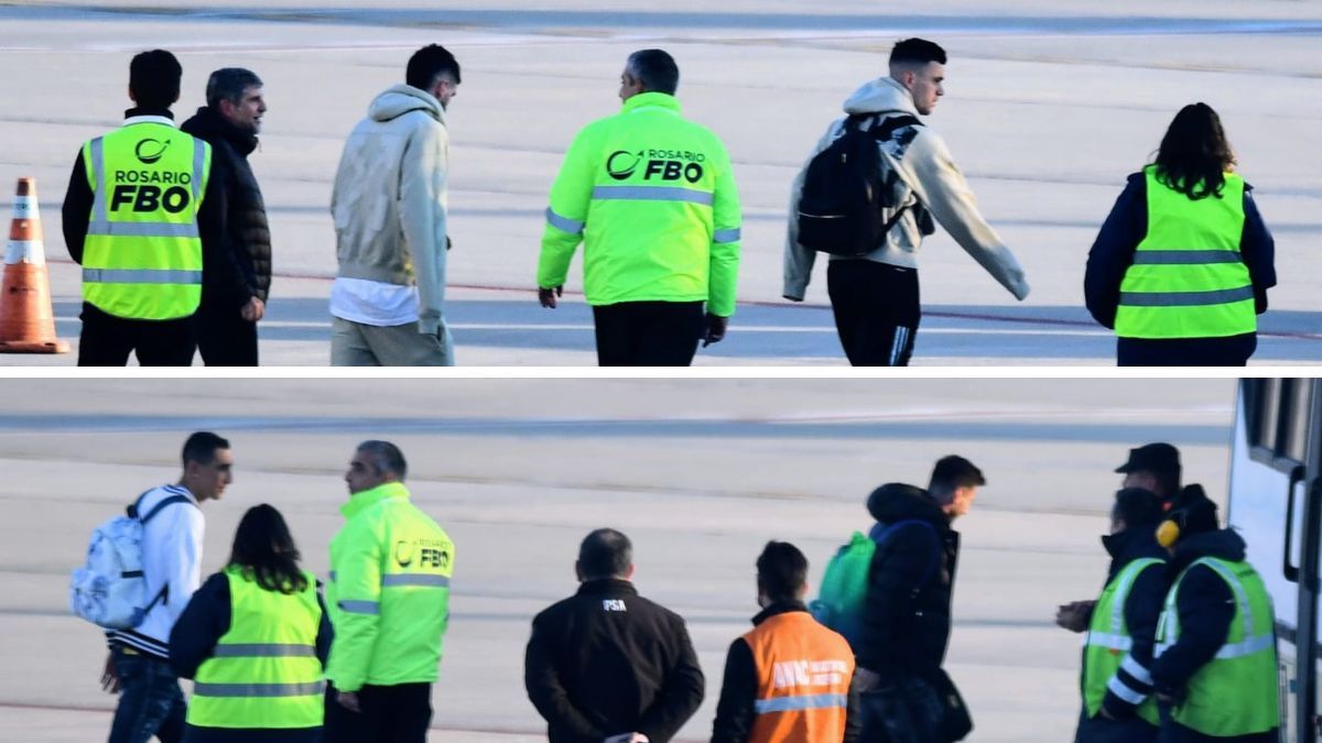 Lionel Messi, Ángel Di María, Giovani Lo Celso y Rodrigo De Paul llegaron esta mañana a nuestro país luego de la obtención de la Finalissima y la goleada ante Estonia.