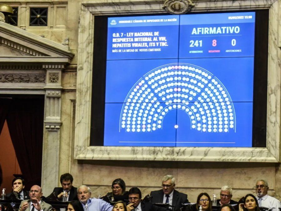 Quiénes fueron los diputados que votaron en contra de la ley de VIH