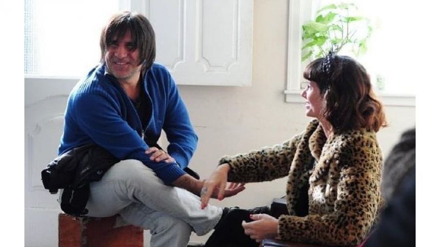 DANIEL BARONE CON GRISELDA SICILIANI EN PARA VESTIR SANTOS