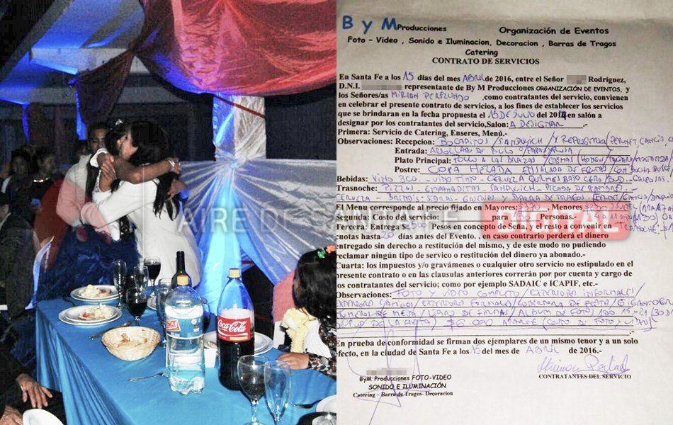 Estafa al bolsillo y a la ilusión: la fiesta de 15 de su hija se convirtió en pesadilla