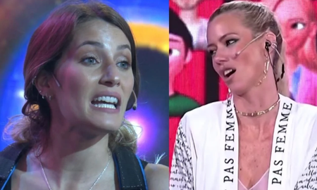 Otro cruce más entre Mica Viciconte y Nicole Neumann. Otro cruce más entre Mica Viciconte y Nicole Neumann.