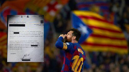 La Liga advierte que Messi solo podrá salir de Barcelona mediante la cláusula de rescisión