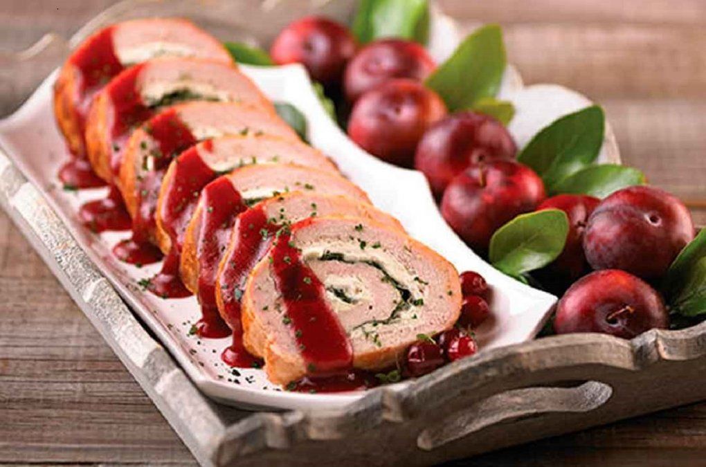 Recetas navideñas: cómo hacer lomo de cerdo relleno.