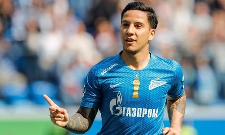 Sebastián Driussi, jugador del Zenit ruso. Sebastián Driussi, jugador del Zenit ruso.