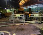 Avanzan los trabajos de Aguas Santafesinas para reparar el socavón en Unión.&nbsp;