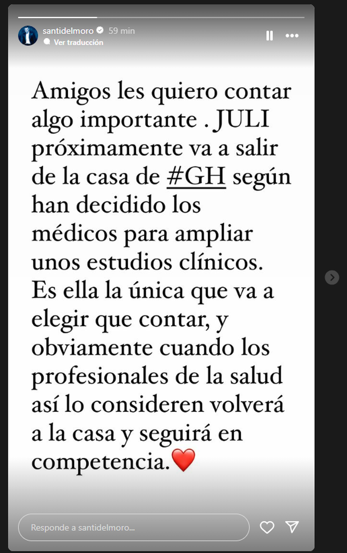 Furia se retirará de la casa de Gran Hermano. Furia se retirará de la casa de Gran Hermano.
