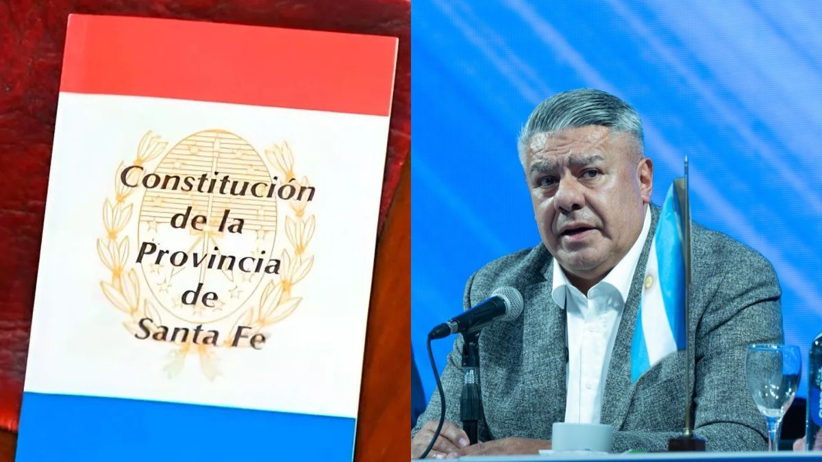 Claudio Chiqui Tapia recibió la nueva Constitución de Santa Fe tras la Asamblea General de la AFA