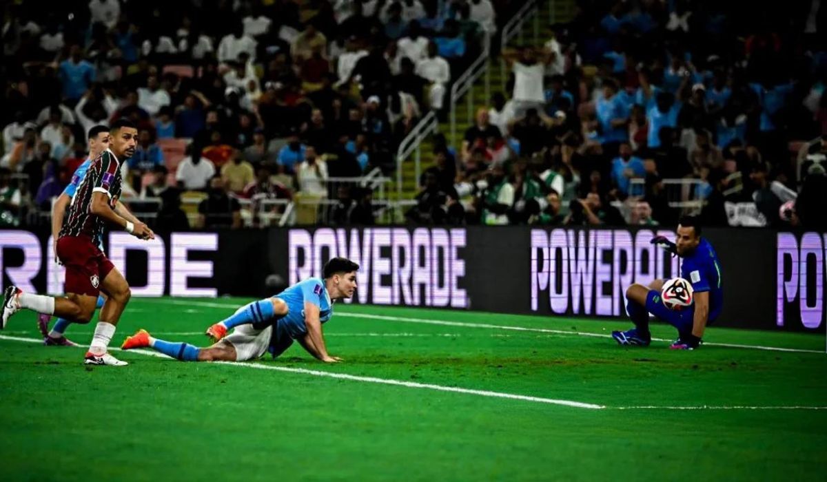 Julián Álvarez marcó el gol más rápido de la historia del Mundial de Clubes.