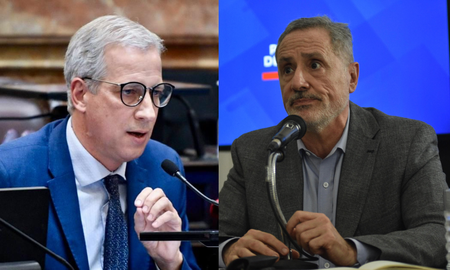 Dionisio Scarpín le dijo loco a Marcelo Saín tras la aprobación de la ley de inteligencia en Santa Fe. Dionisio Scarpín le dijo loco a Marcelo Saín tras la aprobación de la ley de inteligencia en Santa Fe.